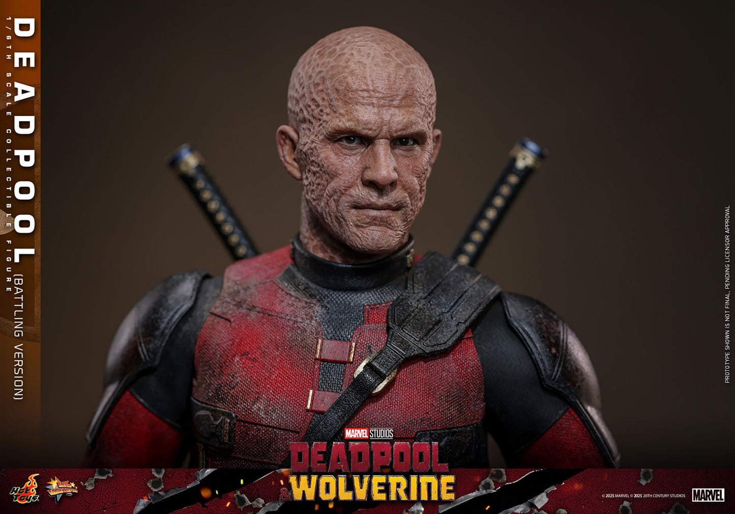 Hot Toys Deadpool & Wolverine Movie Masterpiece 1/6 Deadpool (Battling Version) 31 cm
