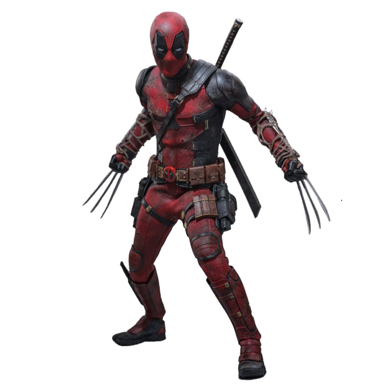 Hot Toys Deadpool & Wolverine Movie Masterpiece 1/6 Deadpool (Battling Version) 31 cm