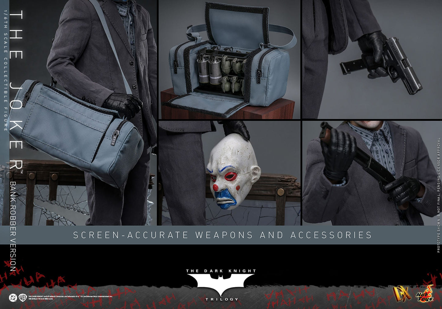 Hot Toys - El Caballero Oscuro - The Joker (Bank Robber Version)