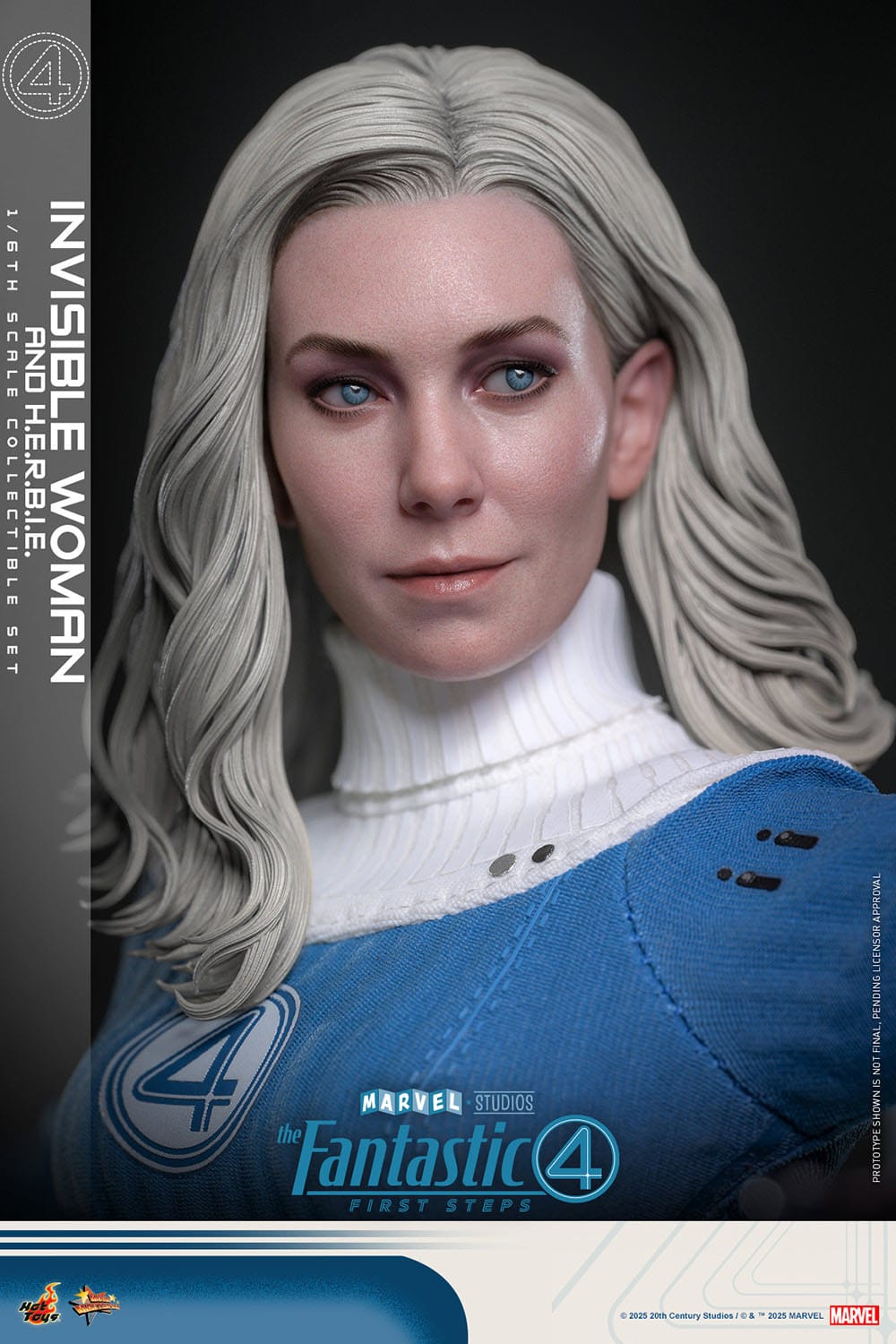 Hot Toys - Los Cuatro Fantásticos Movie Masterpiece - Invisible Woman & H.E.R.B.I.E.
