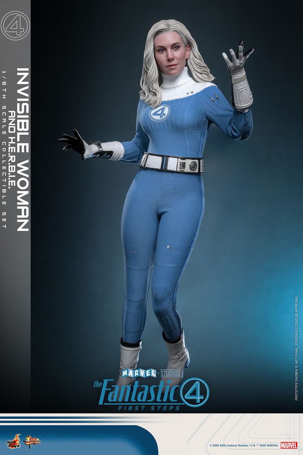 Hot Toys - Los Cuatro Fantásticos Movie Masterpiece - Invisible Woman & H.E.R.B.I.E.