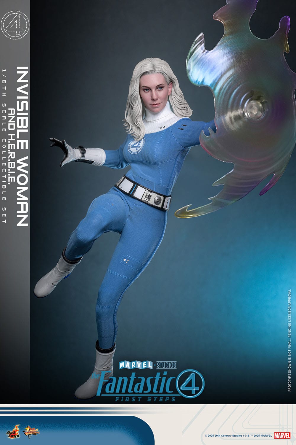 Hot Toys - Los Cuatro Fantásticos Movie Masterpiece - Invisible Woman & H.E.R.B.I.E.