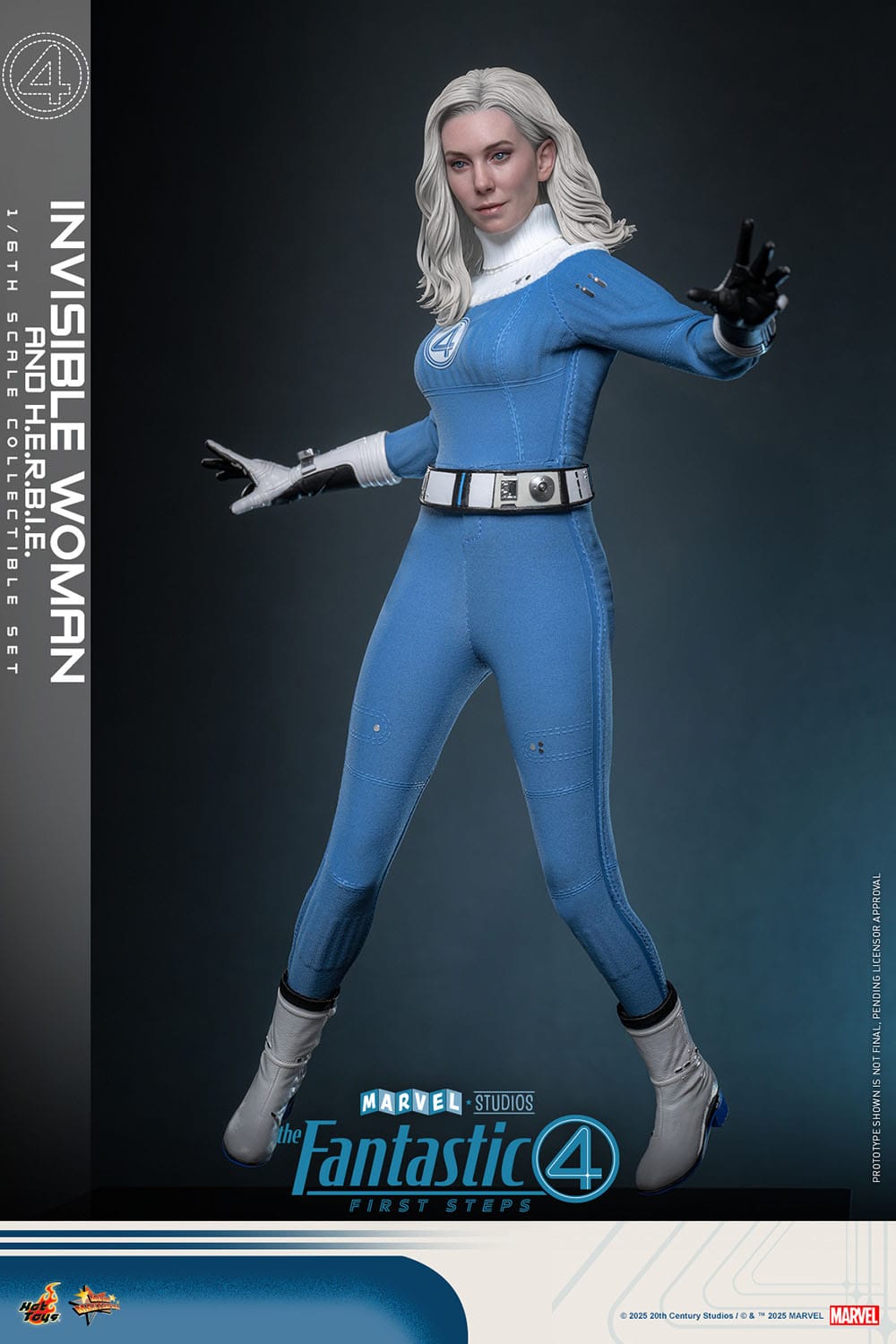 Hot Toys - Los Cuatro Fantásticos Movie Masterpiece - Invisible Woman & H.E.R.B.I.E.