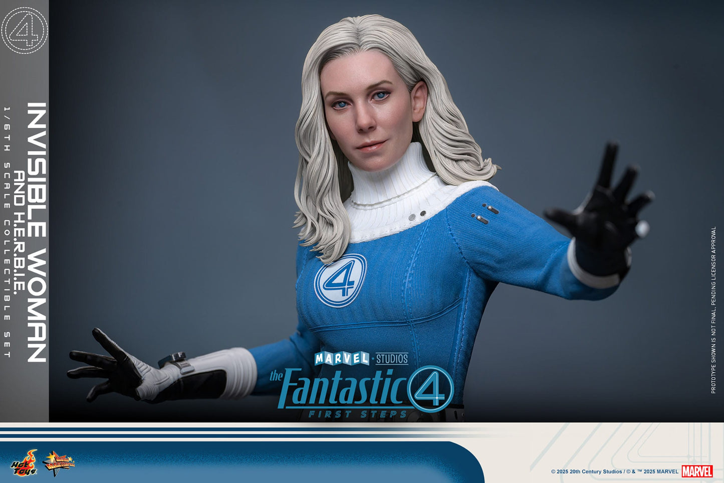 Hot Toys - Los Cuatro Fantásticos Movie Masterpiece - Invisible Woman & H.E.R.B.I.E.
