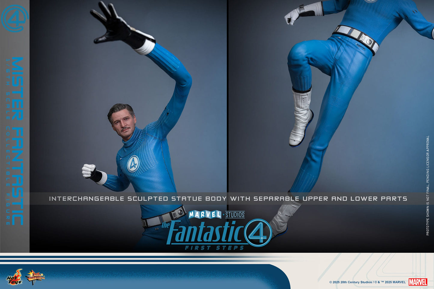 Hot Toys - Los Cuatro Fantásticos Movie Masterpiece - Mister Fantastic
