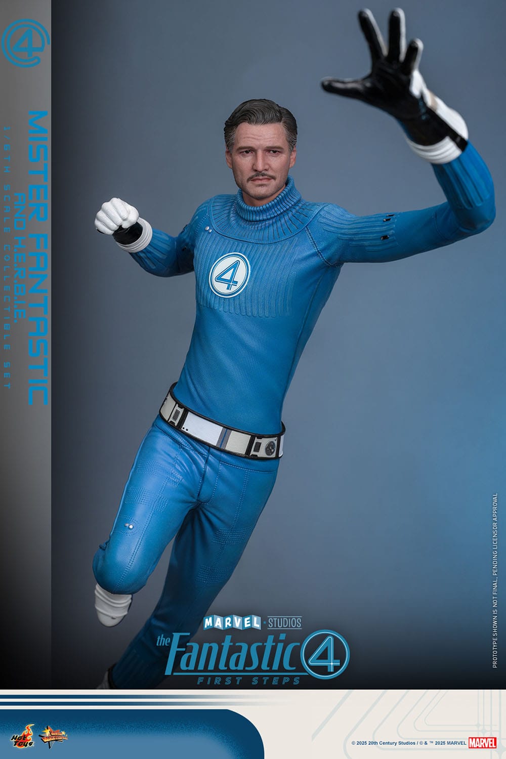 Hot Toys - Los Cuatro Fantásticos Movie Masterpiece - Mr. Fantastic & H.E.R.B.I.E.