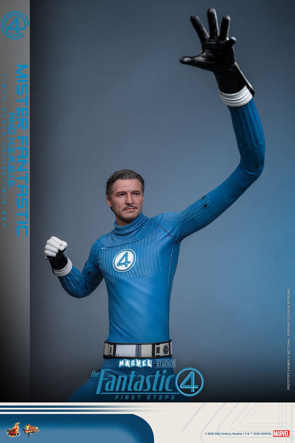 Hot Toys - Los Cuatro Fantásticos Movie Masterpiece - Mr. Fantastic & H.E.R.B.I.E.