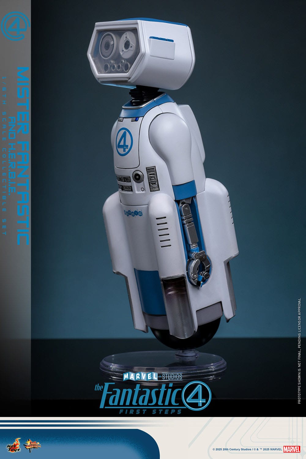 Hot Toys - Los Cuatro Fantásticos Movie Masterpiece - Mr. Fantastic & H.E.R.B.I.E.