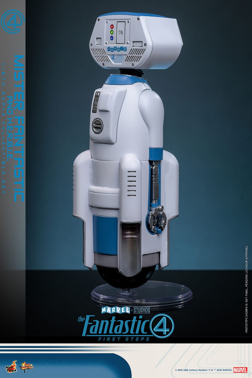 Hot Toys - Los Cuatro Fantásticos Movie Masterpiece - Mr. Fantastic & H.E.R.B.I.E.
