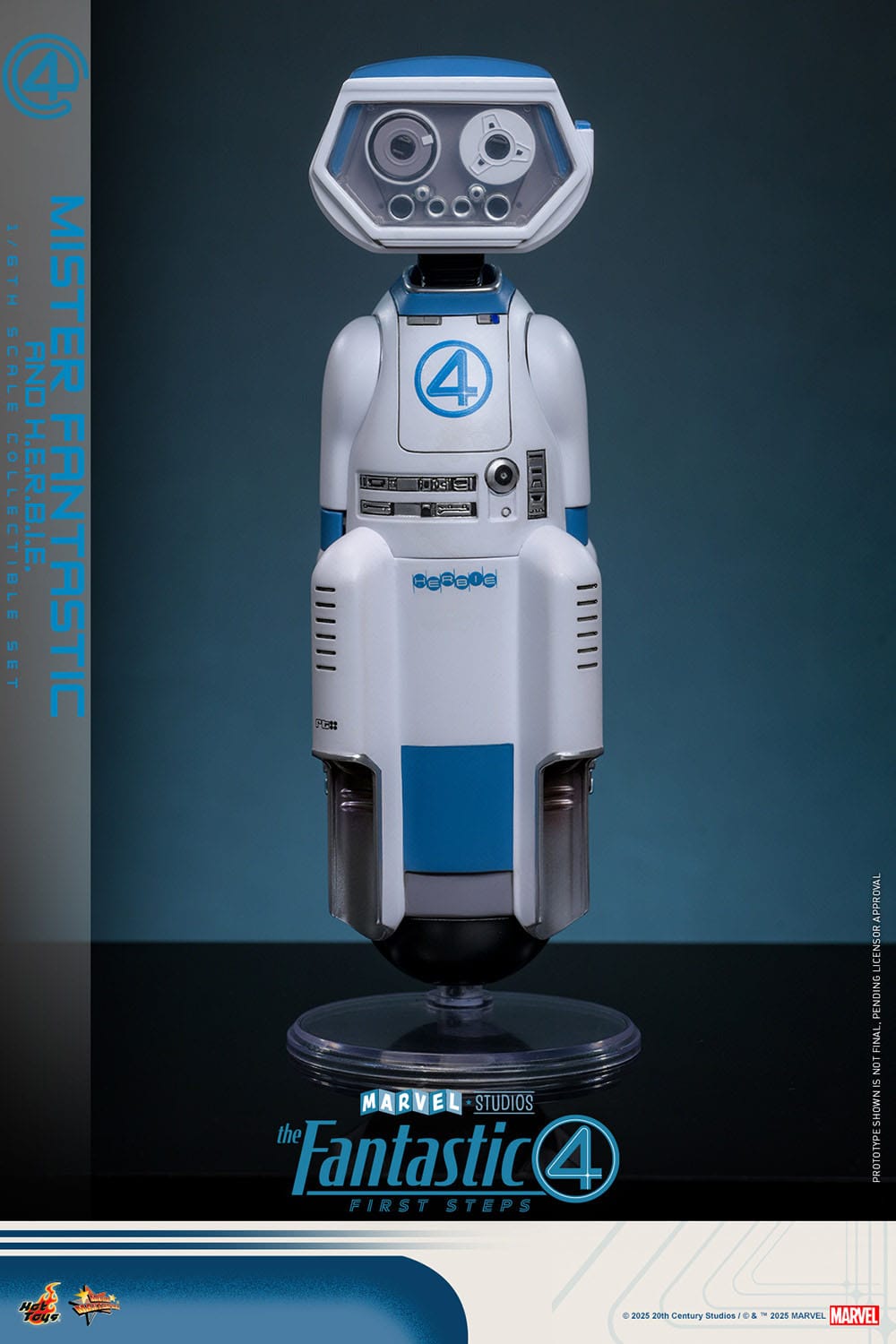 Hot Toys - Los Cuatro Fantásticos Movie Masterpiece - Mr. Fantastic & H.E.R.B.I.E.