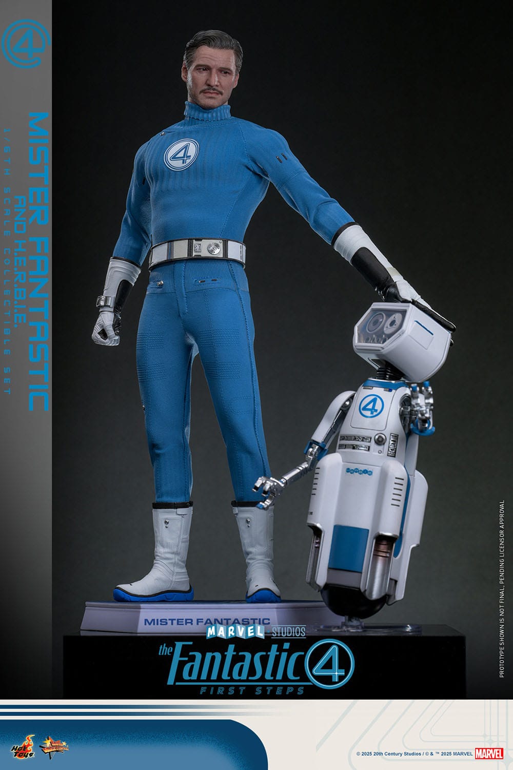 Hot Toys - Los Cuatro Fantásticos Movie Masterpiece - Mr. Fantastic & H.E.R.B.I.E.