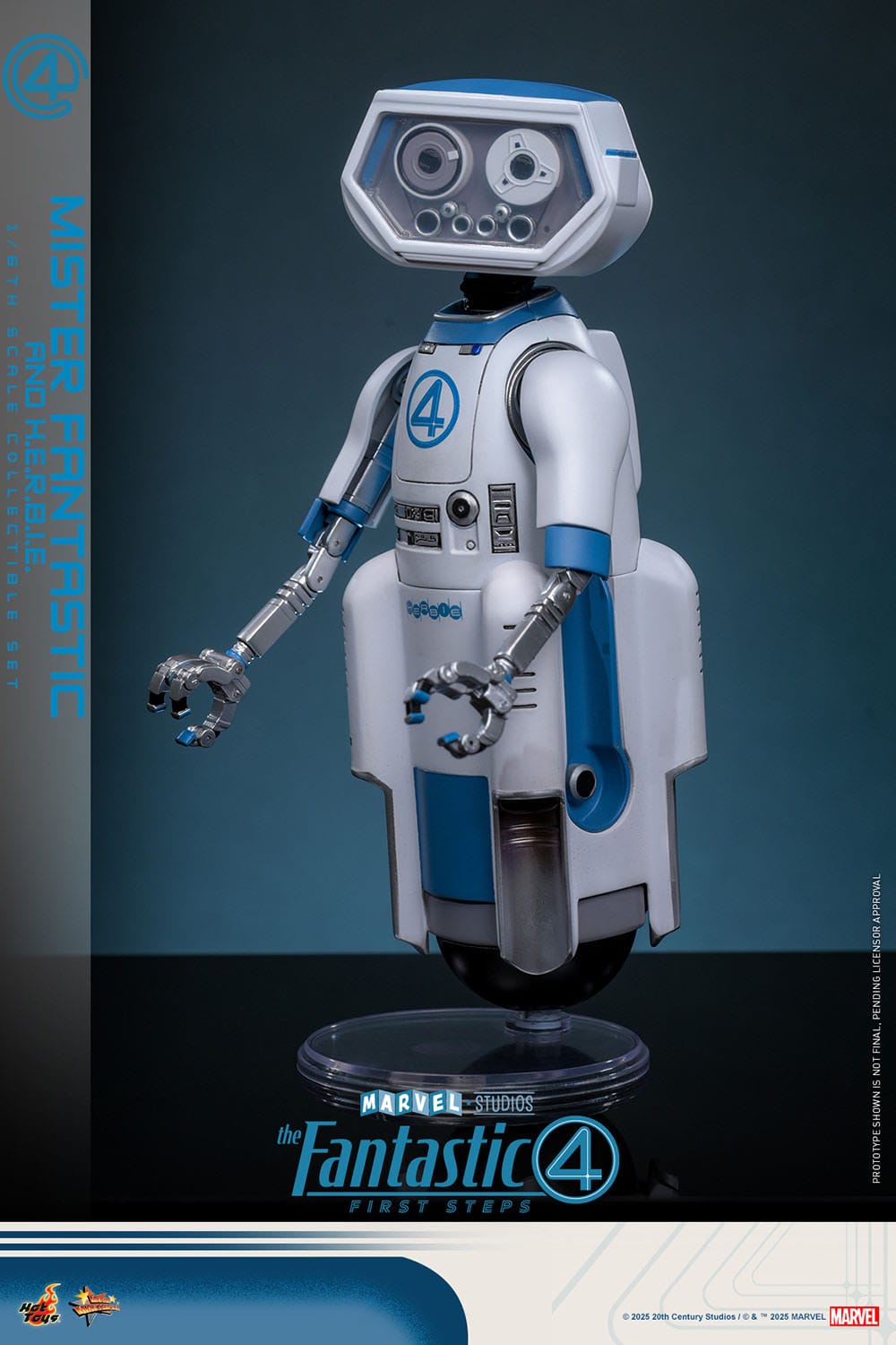 Hot Toys - Los Cuatro Fantásticos Movie Masterpiece - Mr. Fantastic & H.E.R.B.I.E.