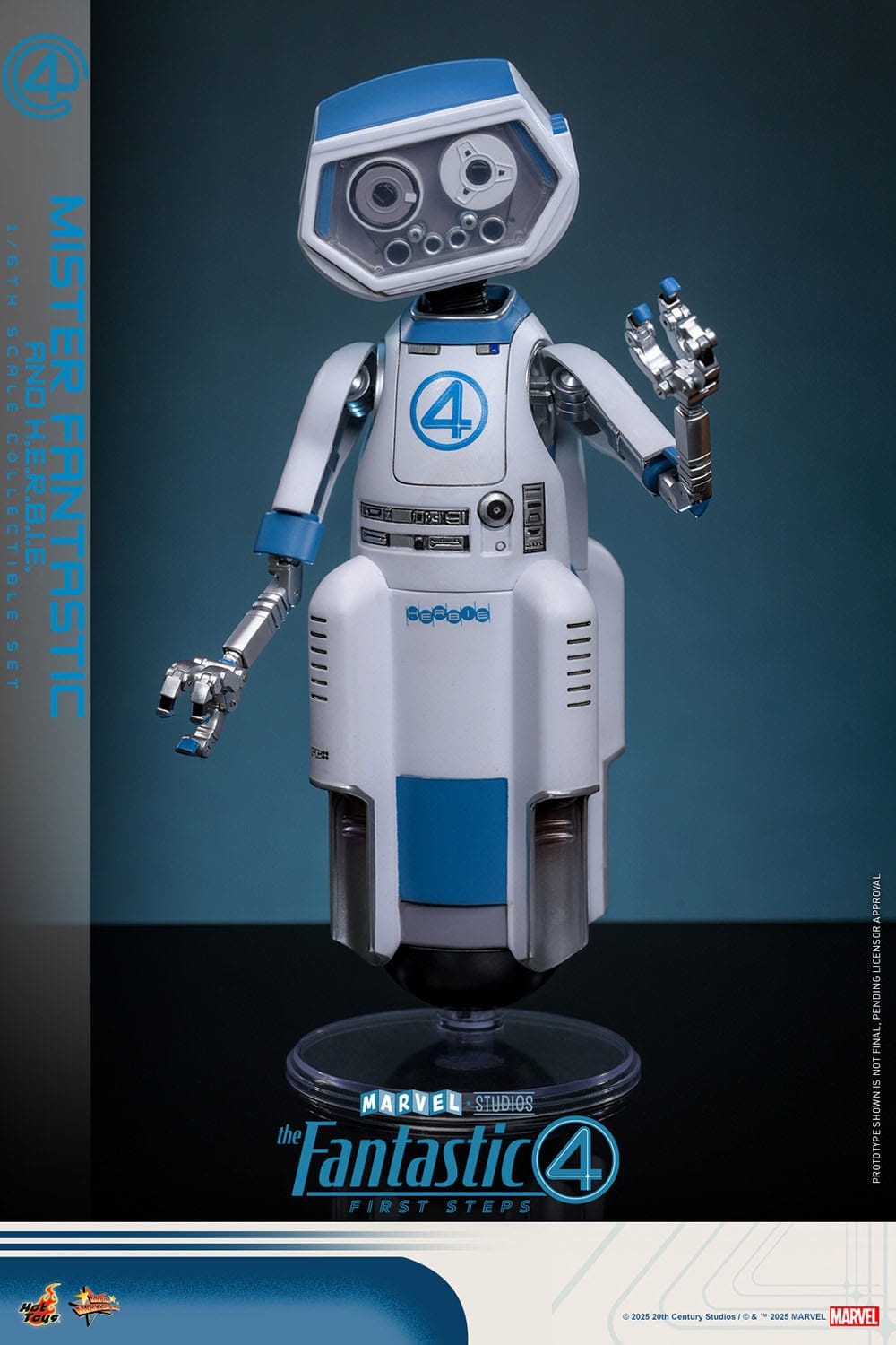 Hot Toys - Los Cuatro Fantásticos Movie Masterpiece - Mr. Fantastic & H.E.R.B.I.E.
