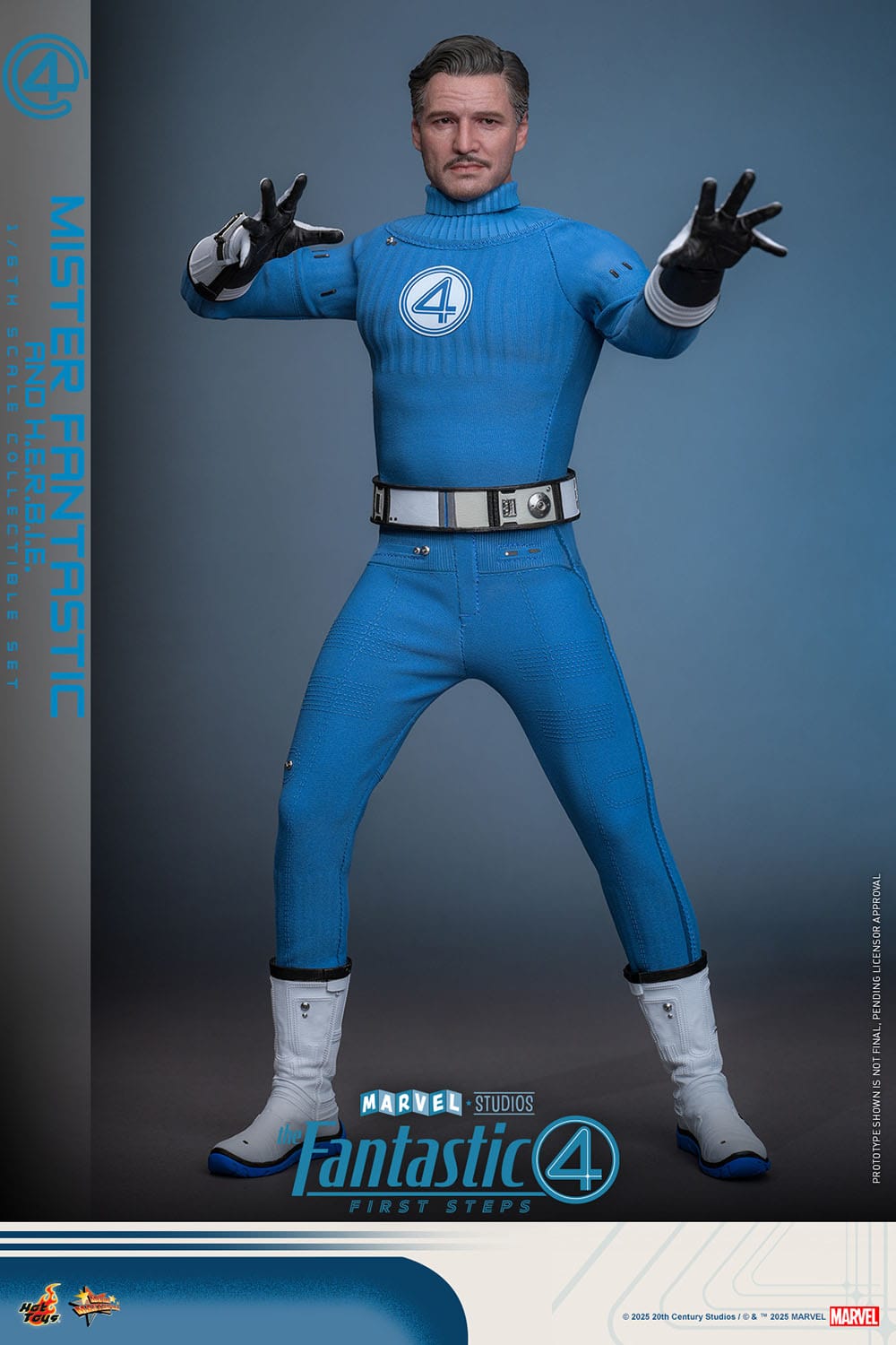 Hot Toys - Los Cuatro Fantásticos Movie Masterpiece - Mr. Fantastic & H.E.R.B.I.E.
