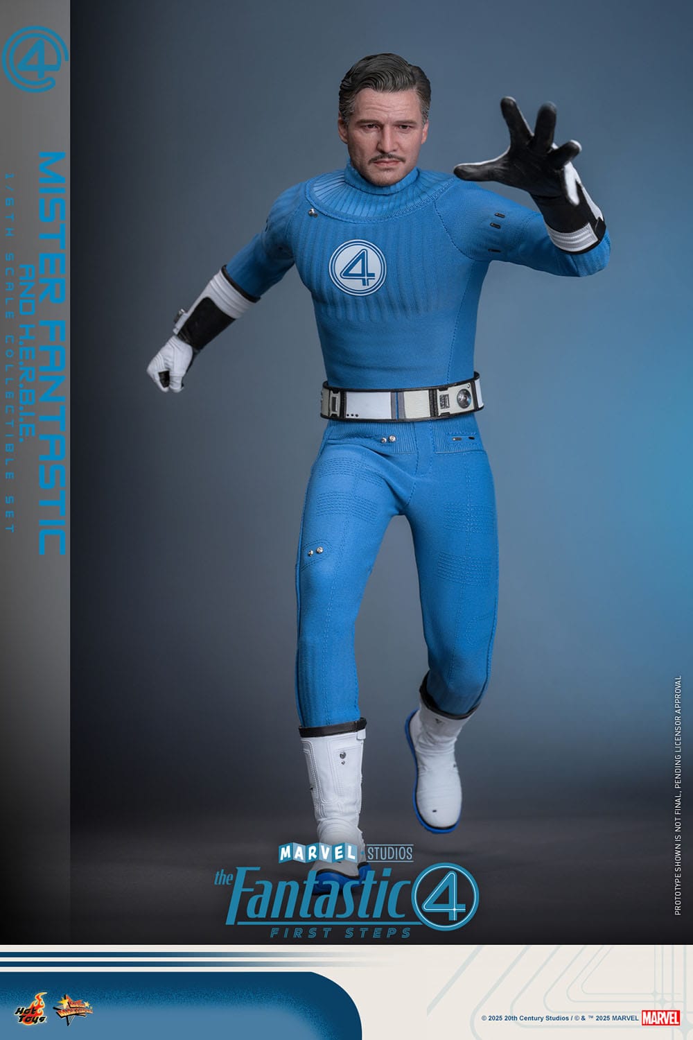 Hot Toys - Los Cuatro Fantásticos Movie Masterpiece - Mr. Fantastic & H.E.R.B.I.E.