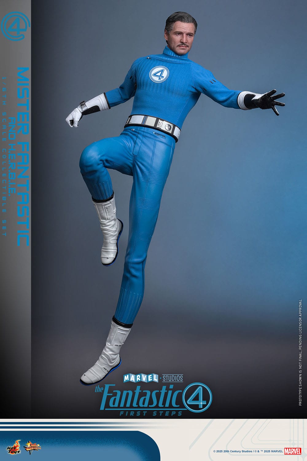 Hot Toys - Los Cuatro Fantásticos Movie Masterpiece - Mr. Fantastic & H.E.R.B.I.E.