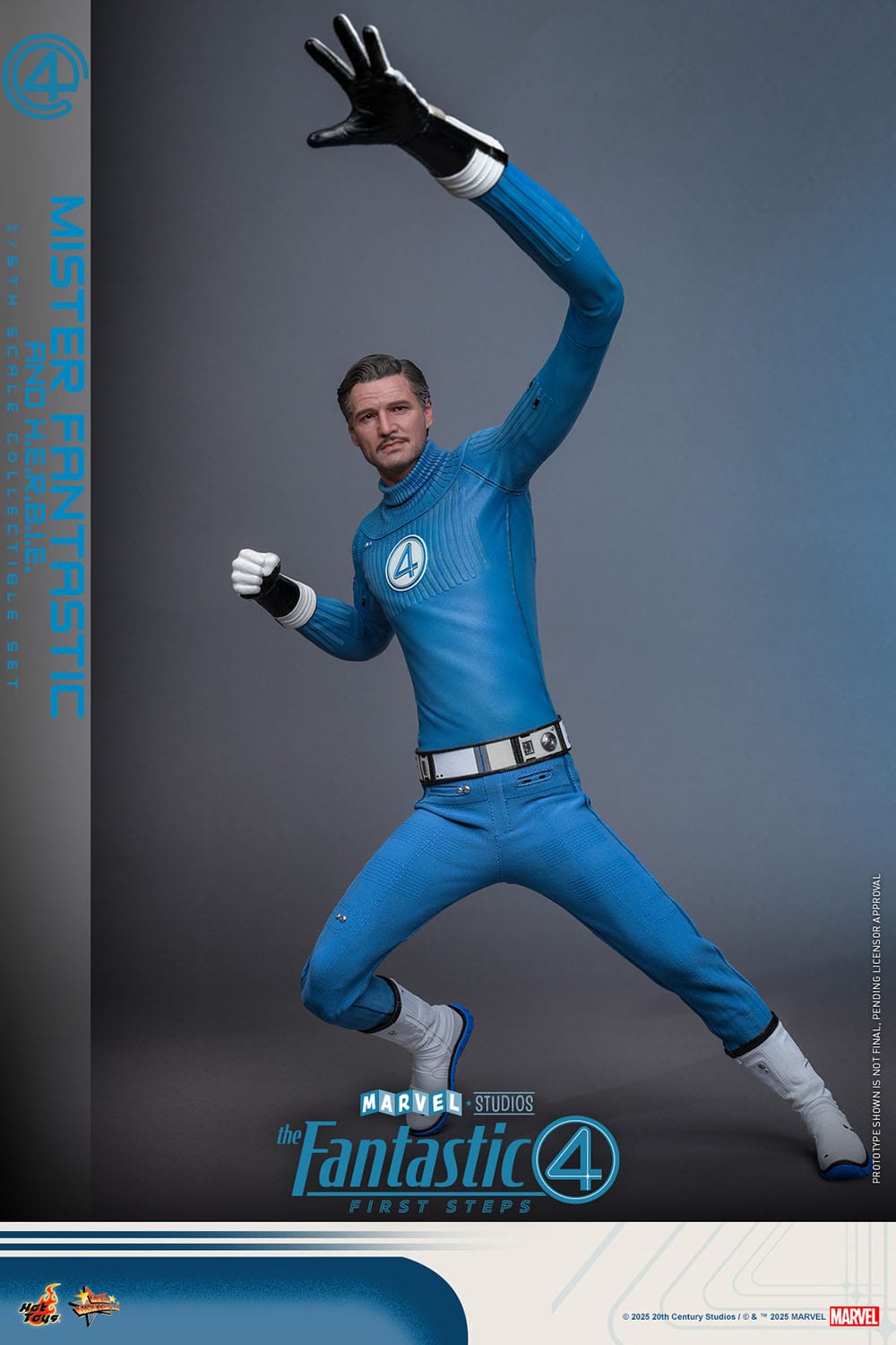 Hot Toys - Los Cuatro Fantásticos Movie Masterpiece - Mr. Fantastic & H.E.R.B.I.E.