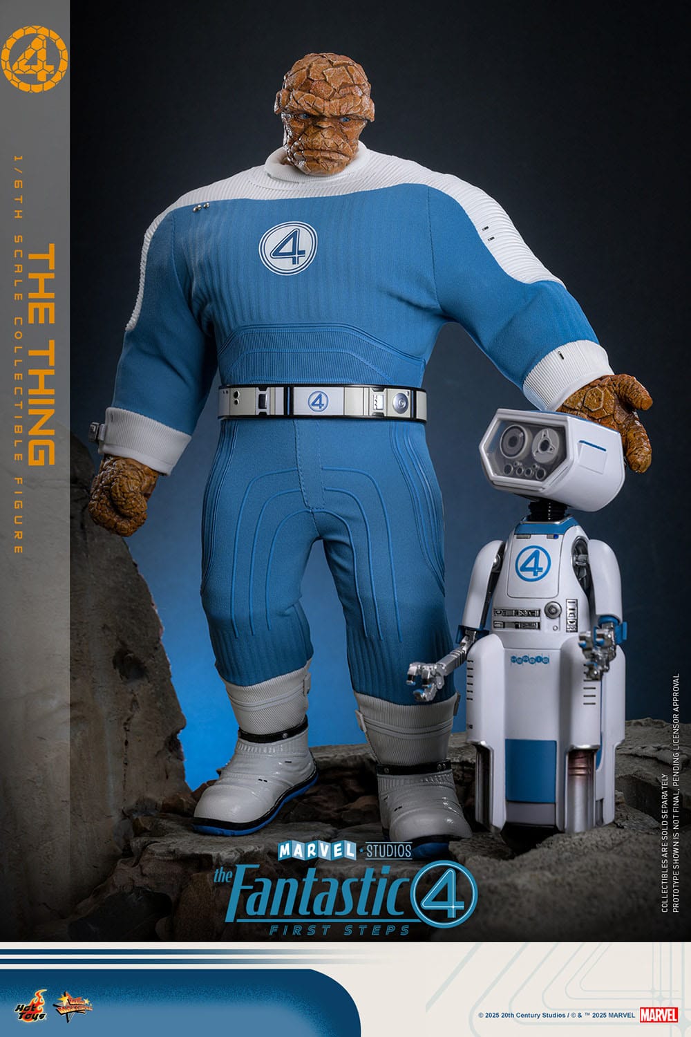 Hot Toys - Los Cuatro Fantásticos Movie Masterpiece - The Thing
