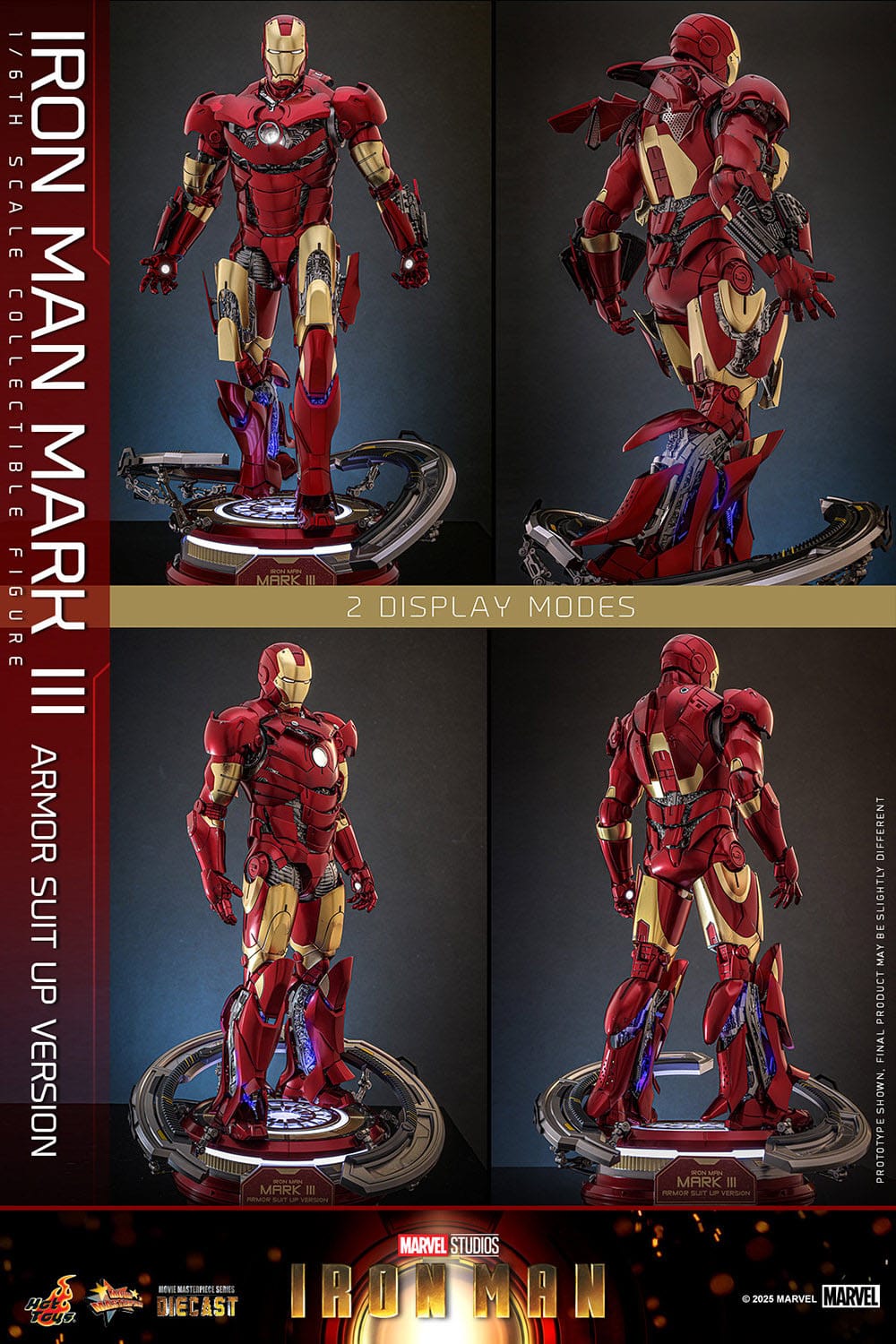 Hot Toys - Movie Masterpiece Diecast - Iron Man Mark III