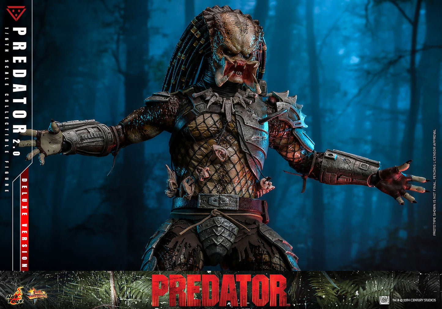 Hot Toys - Predator (2.0) Deluxe Version - Figura Movie Masterpiece 1/6 - 34 cm
