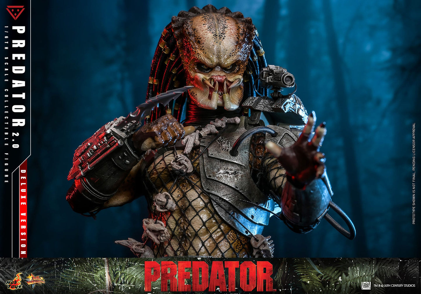 Hot Toys - Predator (2.0) Deluxe Version - Figura Movie Masterpiece 1/6 - 34 cm