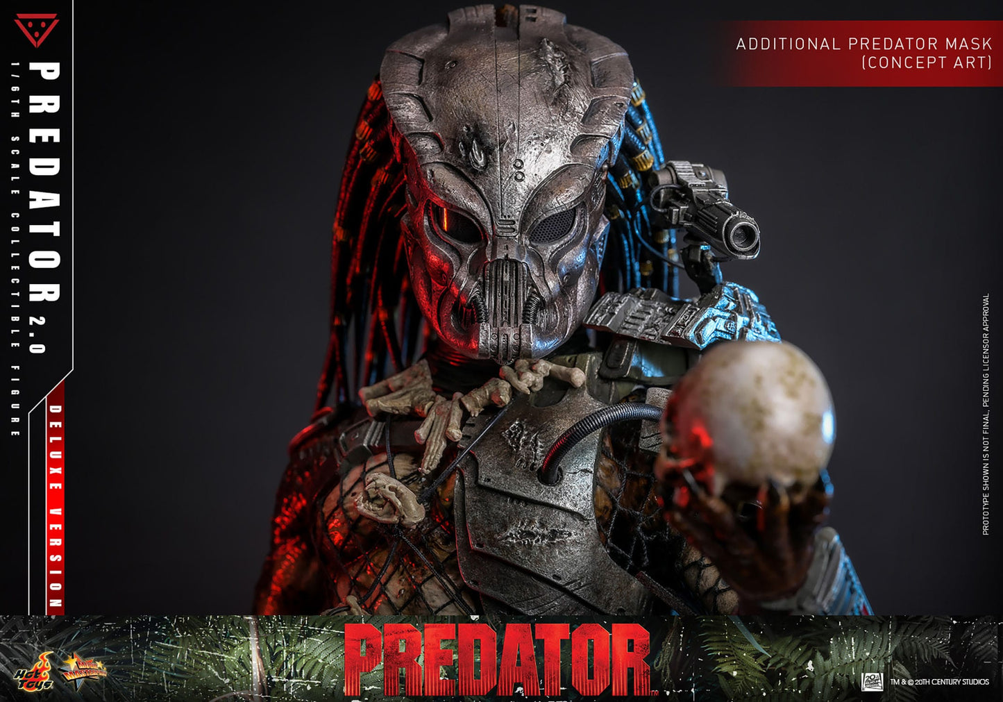 Hot Toys - Predator (2.0) Deluxe Version - Figura Movie Masterpiece 1/6 - 34 cm