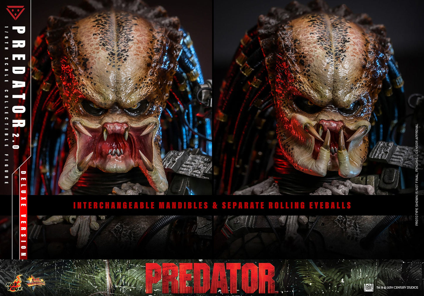 Hot Toys - Predator (2.0) Deluxe Version - Figura Movie Masterpiece 1/6 - 34 cm