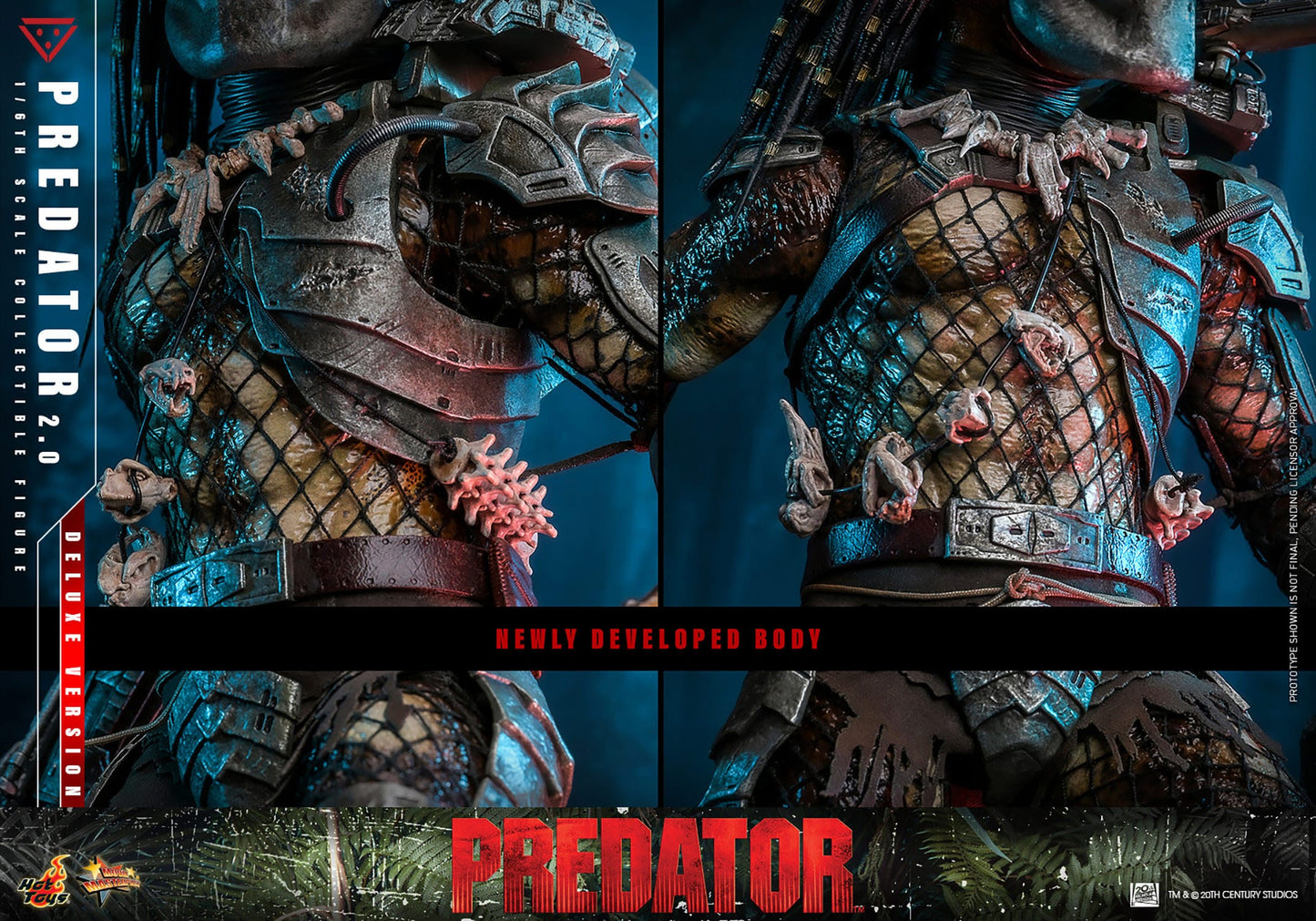 Hot Toys - Predator (2.0) Deluxe Version - Figura Movie Masterpiece 1/6 - 34 cm
