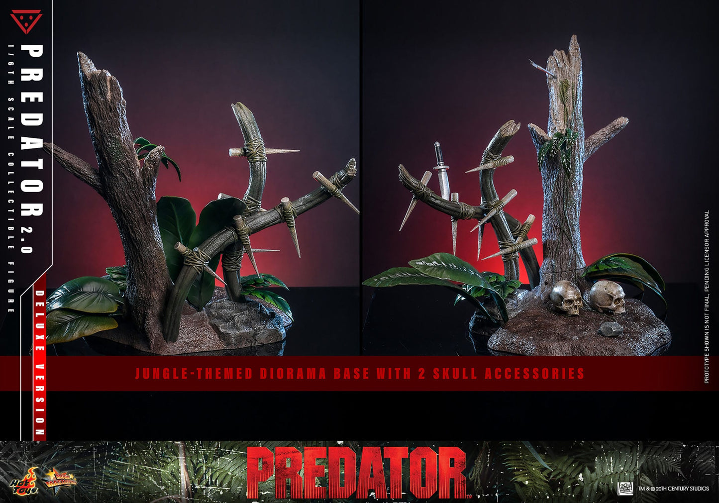 Hot Toys - Predator (2.0) Deluxe Version - Figura Movie Masterpiece 1/6 - 34 cm