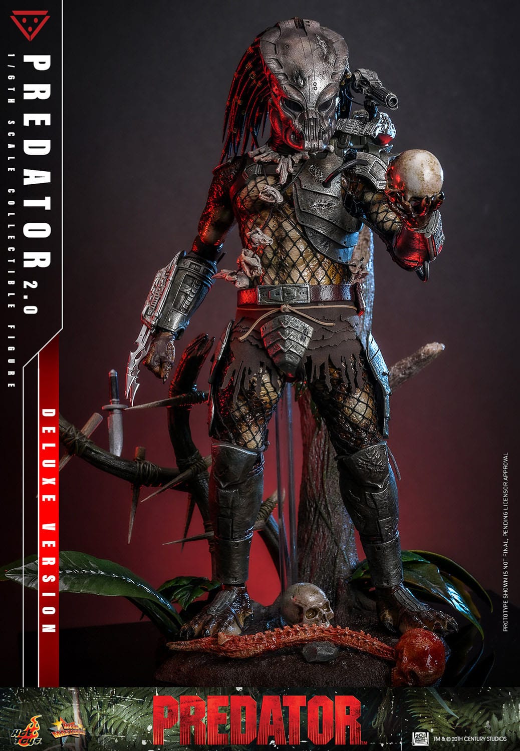 Hot Toys - Predator (2.0) Deluxe Version - Figura Movie Masterpiece 1/6 - 34 cm