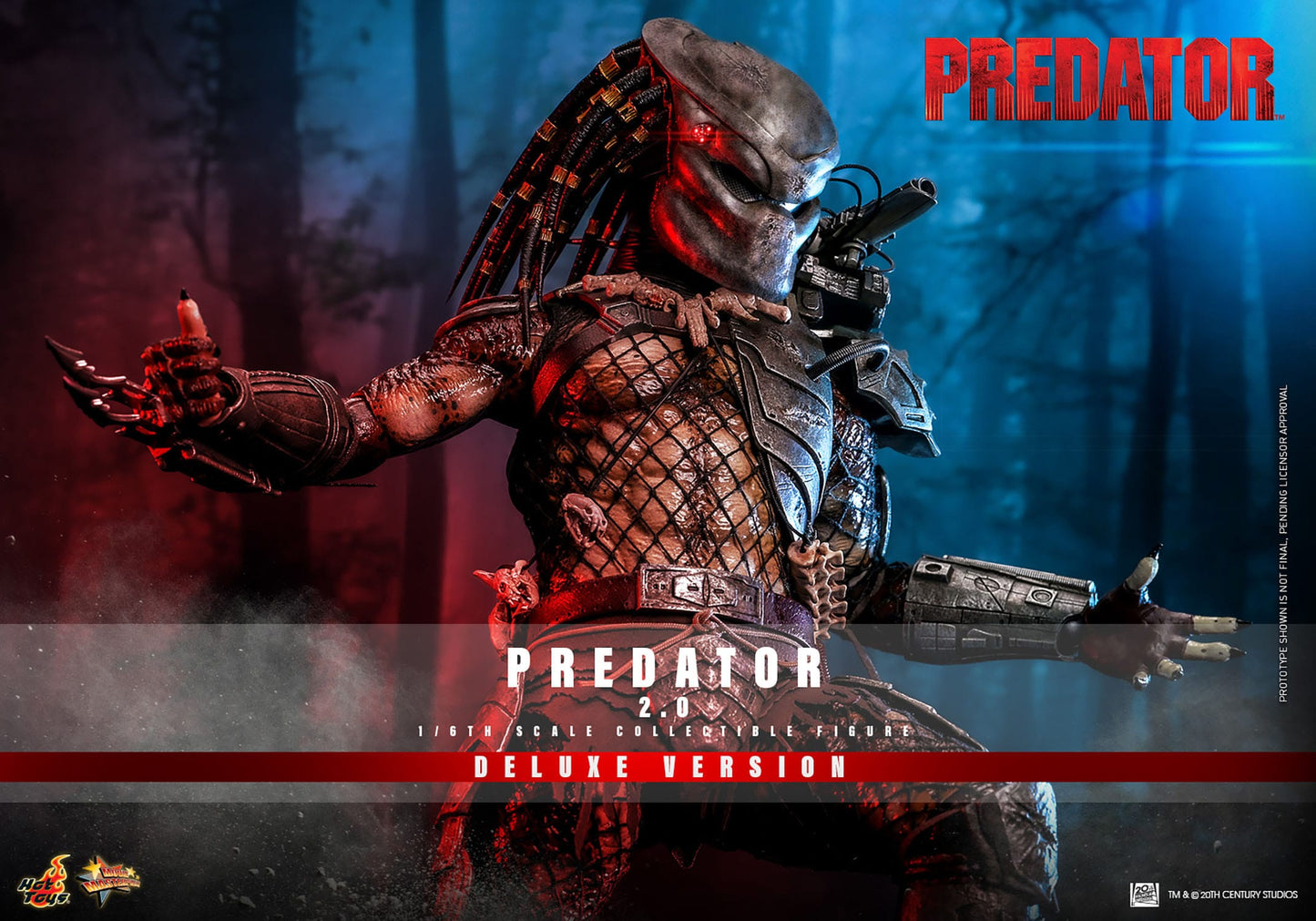 Hot Toys - Predator (2.0) Deluxe Version - Figura Movie Masterpiece 1/6 - 34 cm