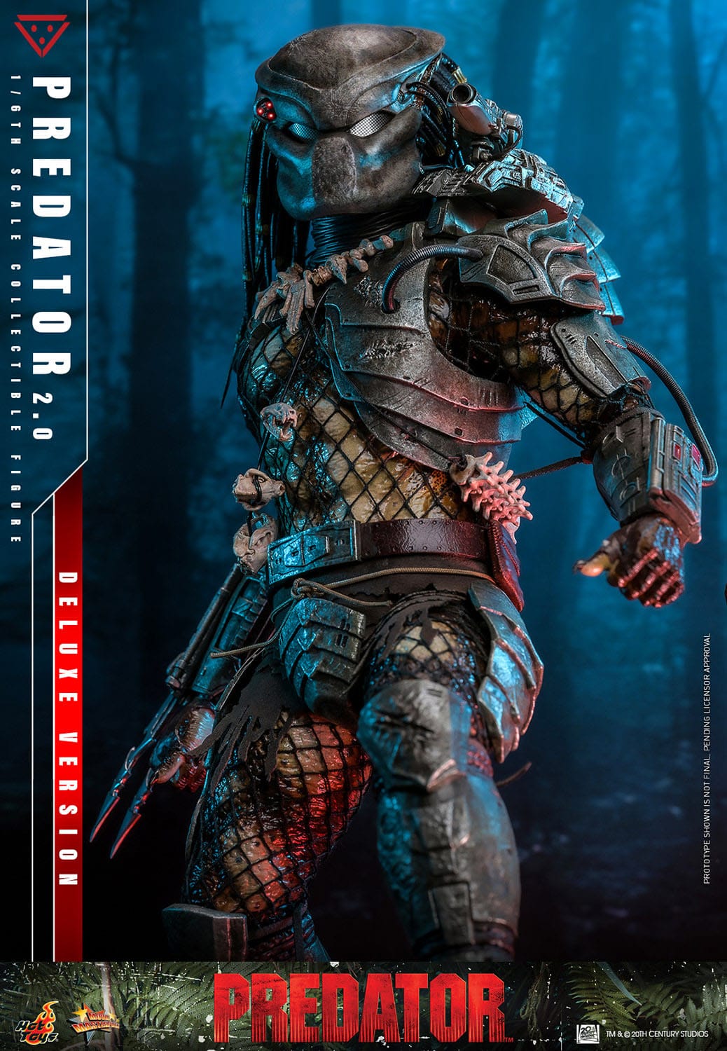 Hot Toys - Predator (2.0) Deluxe Version - Figura Movie Masterpiece 1/6 - 34 cm