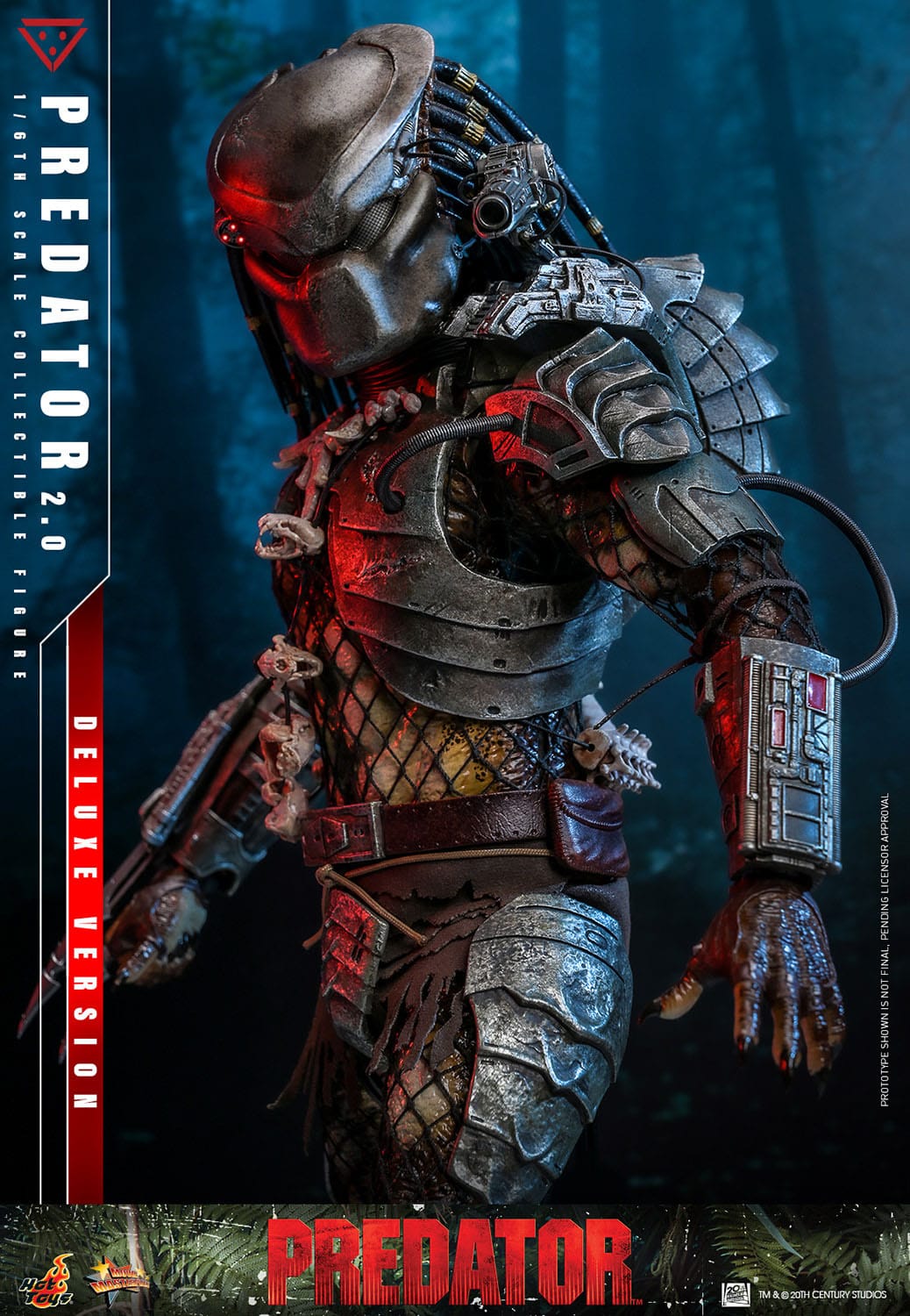 Hot Toys - Predator (2.0) Deluxe Version - Figura Movie Masterpiece 1/6 - 34 cm