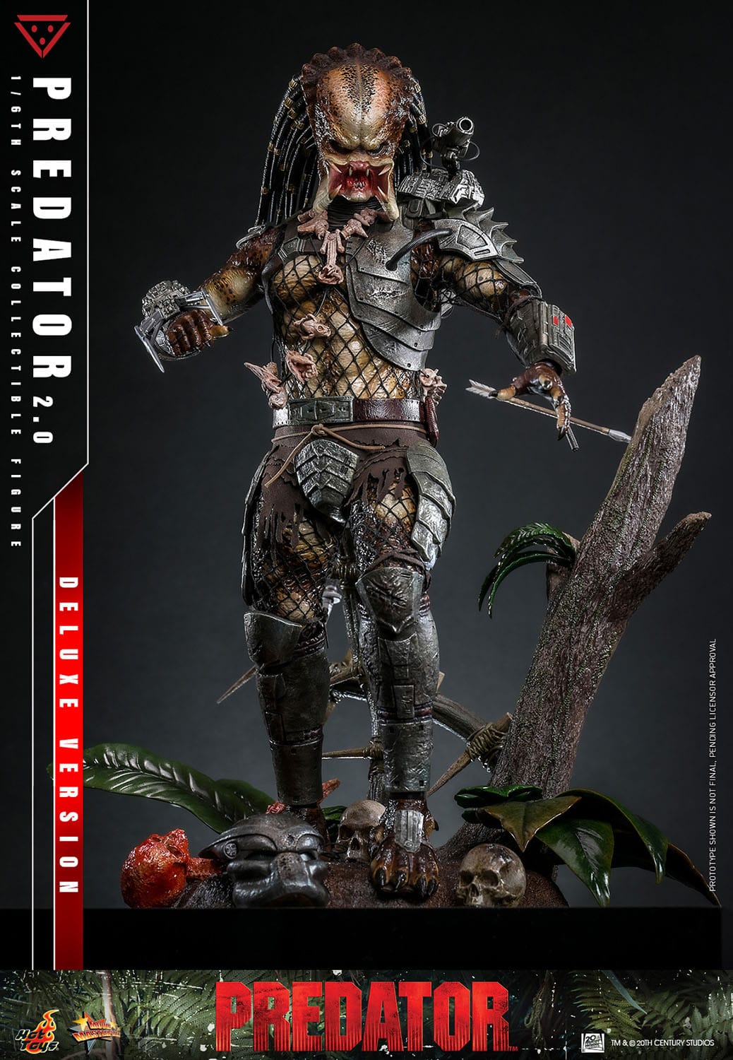 Hot Toys - Predator (2.0) Deluxe Version - Figura Movie Masterpiece 1/6 - 34 cm