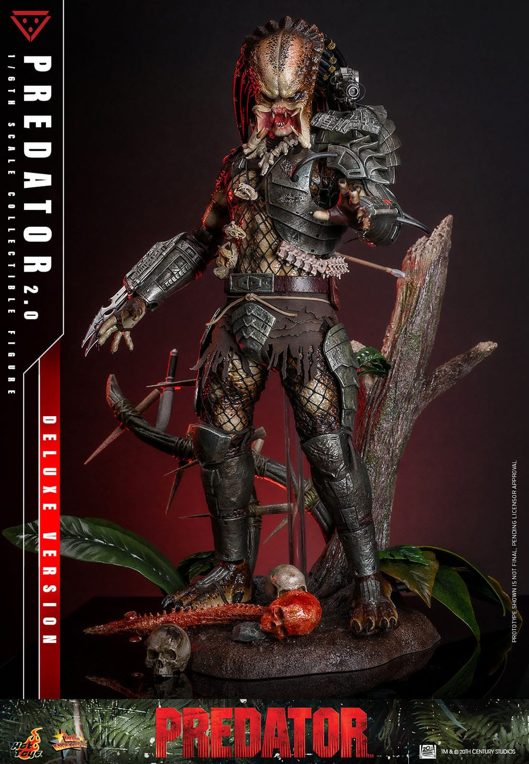 Hot Toys - Predator (2.0) Deluxe Version - Figura Movie Masterpiece 1/6 - 34 cm