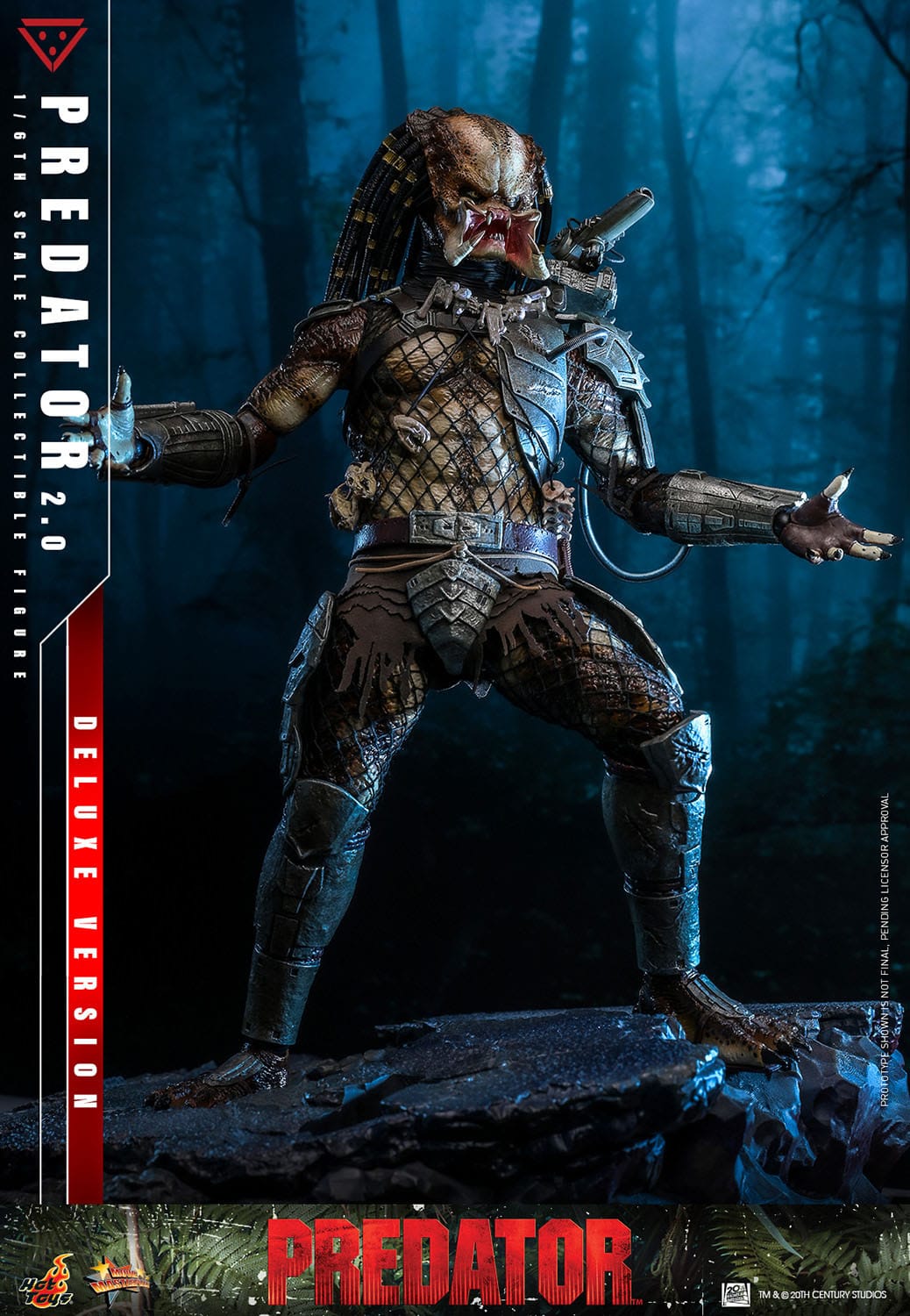 Hot Toys - Predator (2.0) Deluxe Version - Figura Movie Masterpiece 1/6 - 34 cm