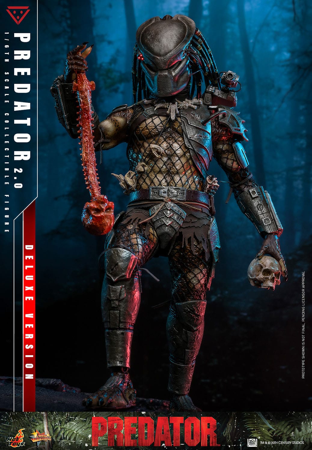 Hot Toys - Predator (2.0) Deluxe Version - Figura Movie Masterpiece 1/6 - 34 cm