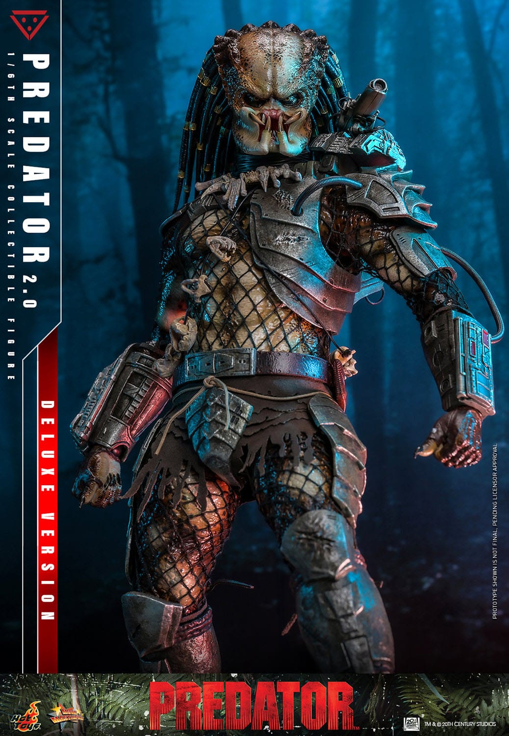 Hot Toys - Predator (2.0) Deluxe Version - Figura Movie Masterpiece 1/6 - 34 cm