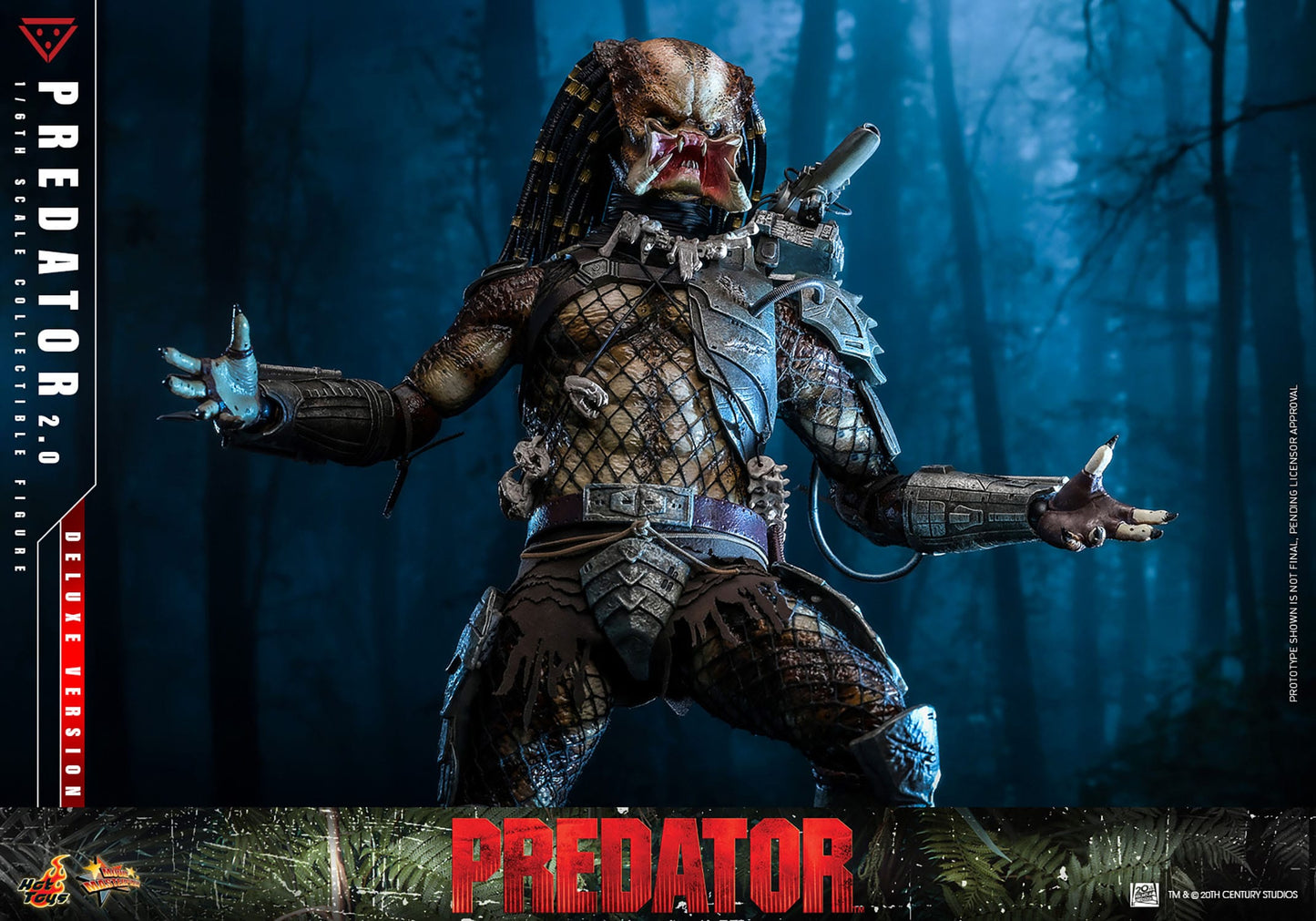 Hot Toys - Predator (2.0) Deluxe Version - Figura Movie Masterpiece 1/6 - 34 cm