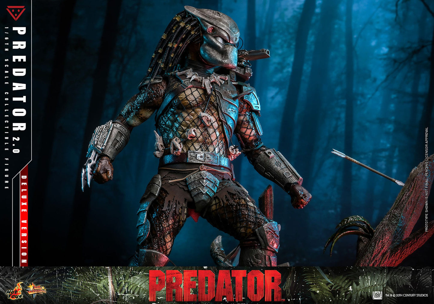 Hot Toys - Predator (2.0) Deluxe Version - Figura Movie Masterpiece 1/6 - 34 cm