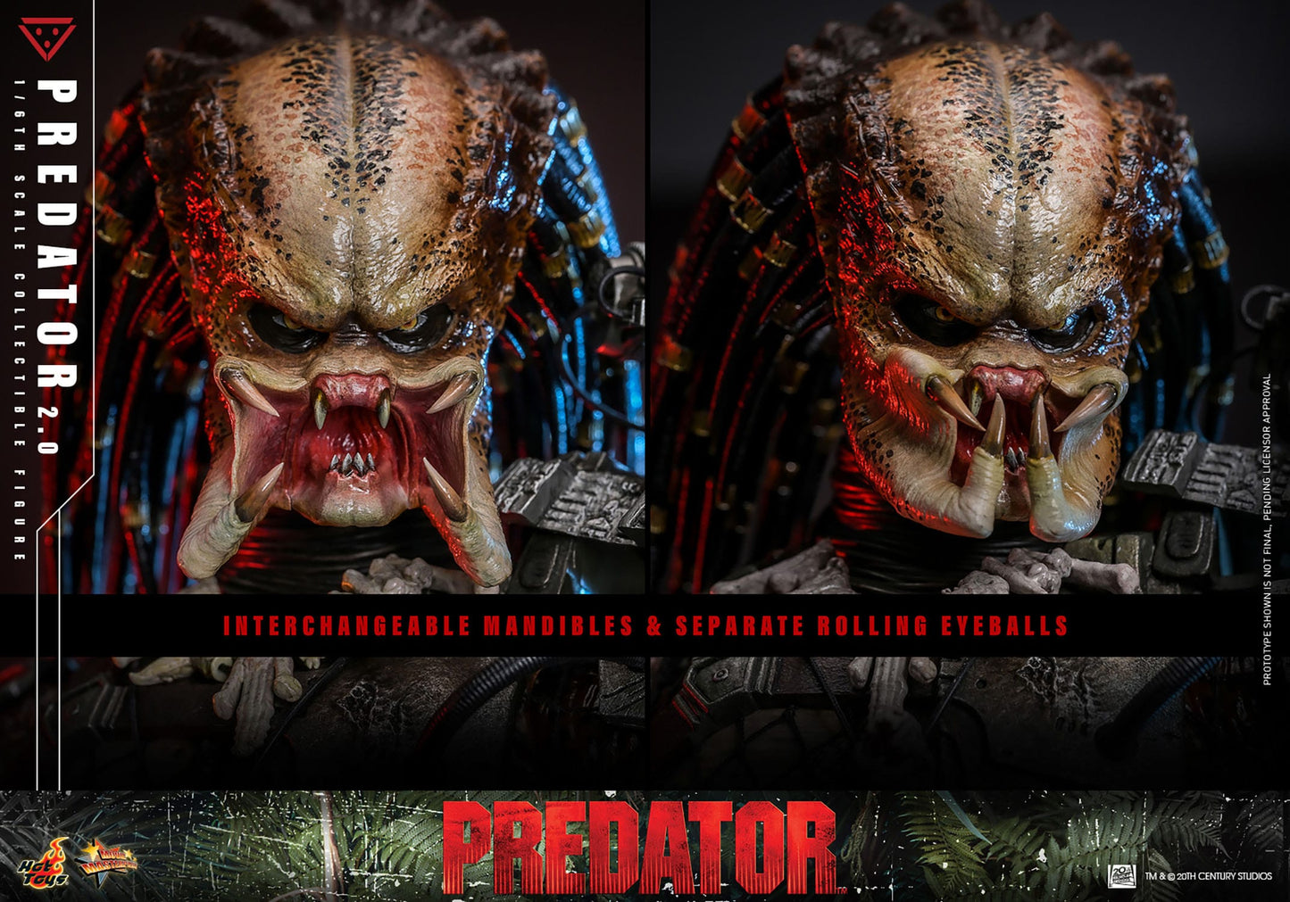 Hot Toys - Predator (2.0) - Figura Movie Masterpiece 1/6 - 34 cm