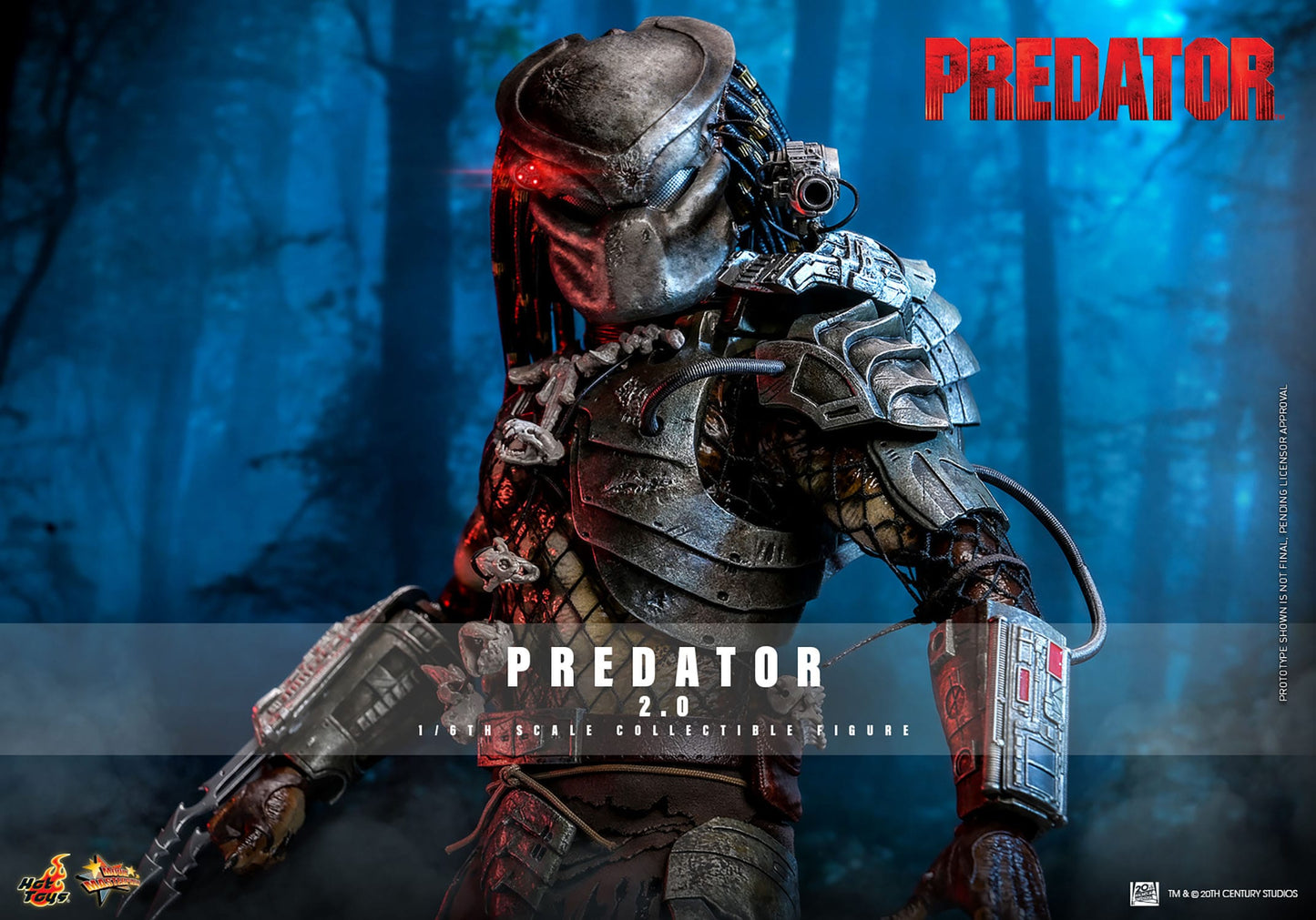 Hot Toys - Predator (2.0) - Figura Movie Masterpiece 1/6 - 34 cm