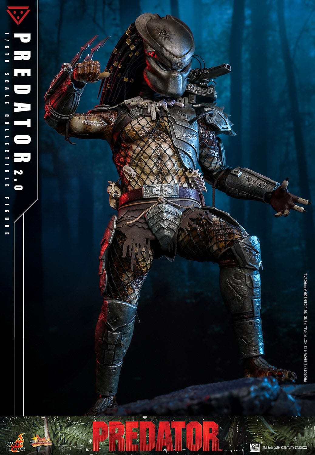 Hot Toys - Predator (2.0) - Figura Movie Masterpiece 1/6 - 34 cm