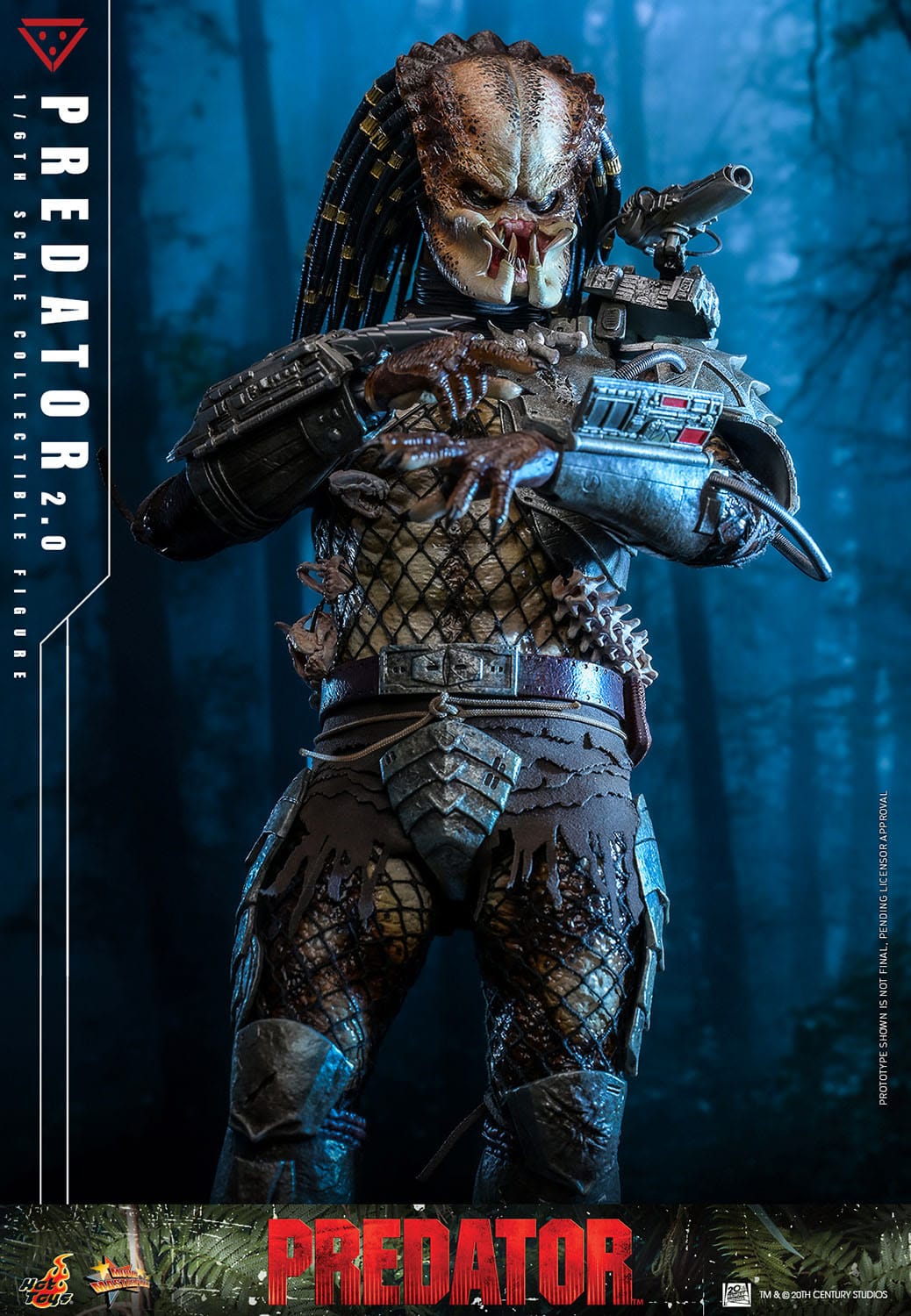 Hot Toys - Predator (2.0) - Figura Movie Masterpiece 1/6 - 34 cm