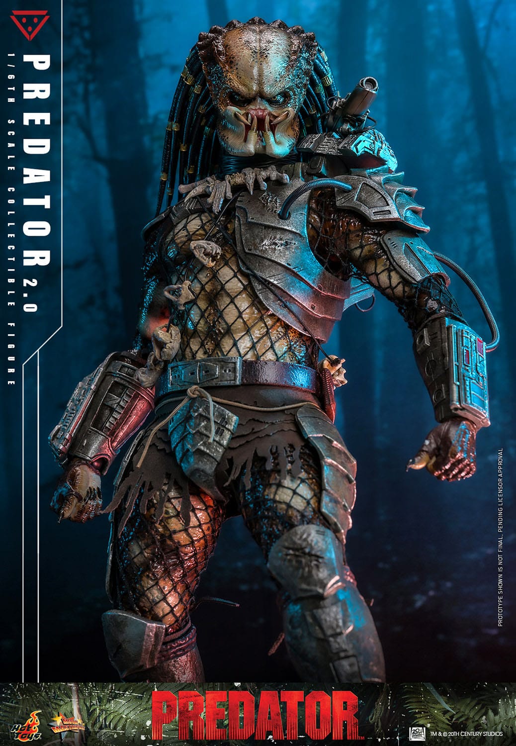 Hot Toys - Predator (2.0) - Figura Movie Masterpiece 1/6 - 34 cm