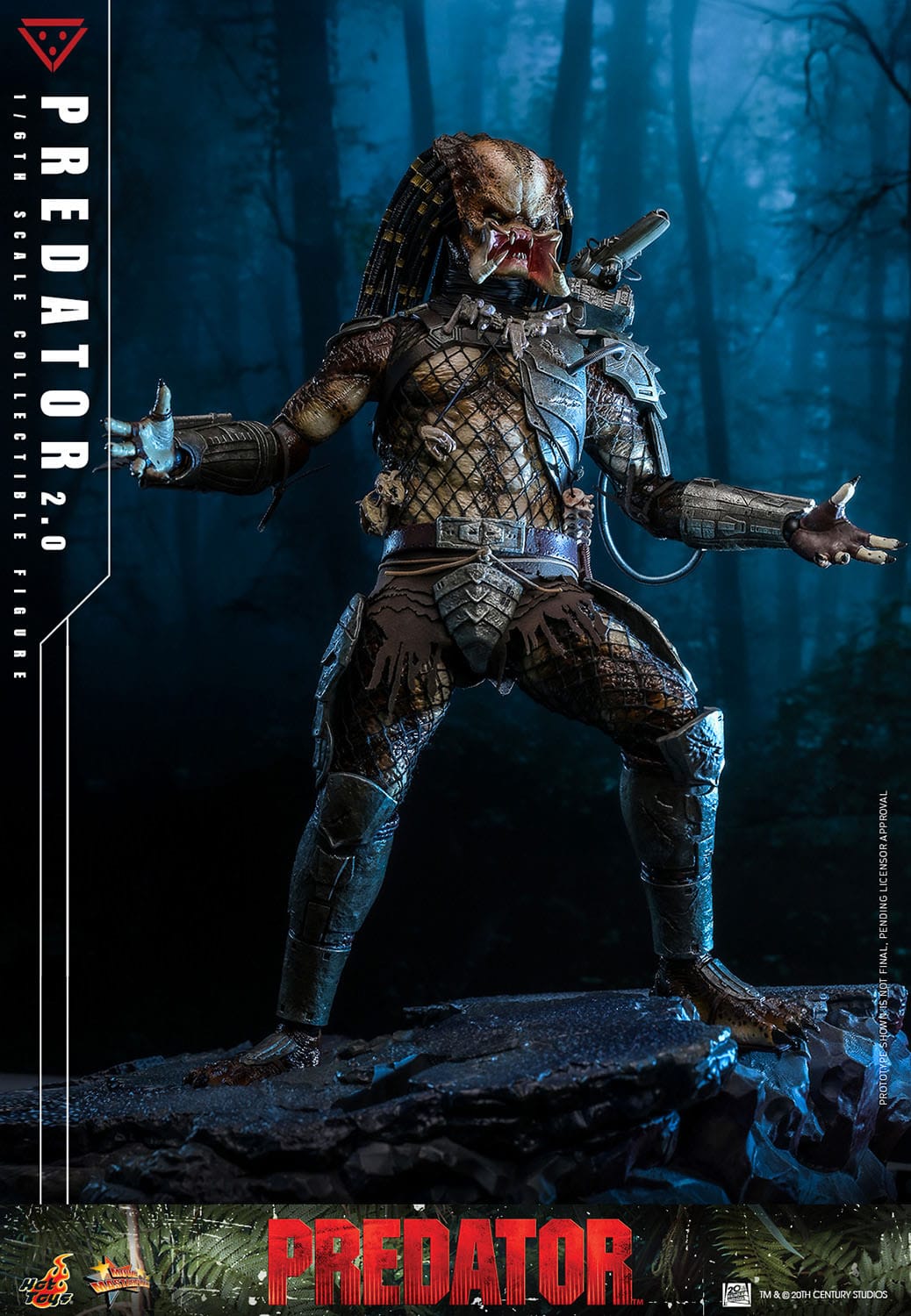 Hot Toys - Predator (2.0) - Figura Movie Masterpiece 1/6 - 34 cm