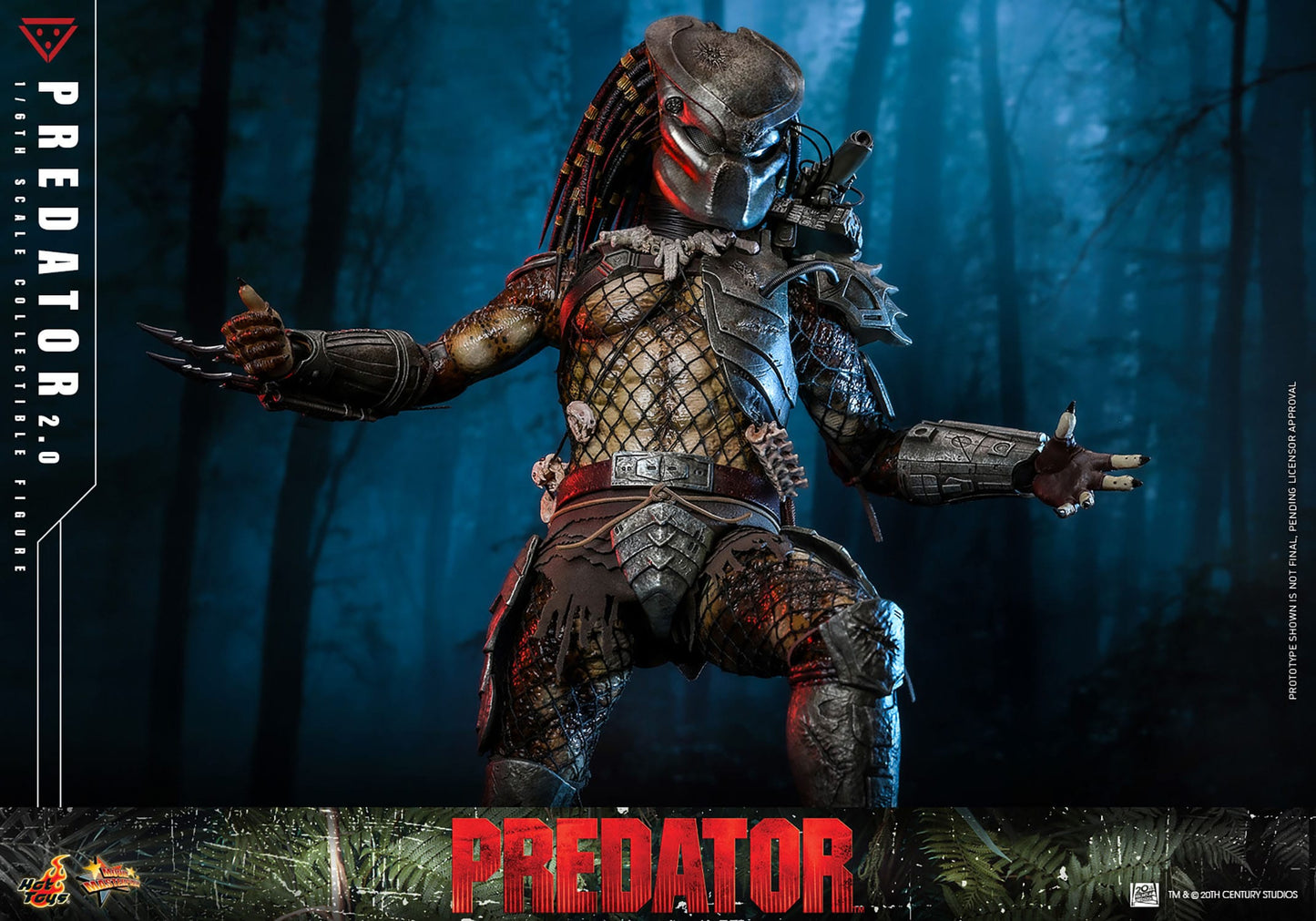 Hot Toys - Predator (2.0) - Figura Movie Masterpiece 1/6 - 34 cm