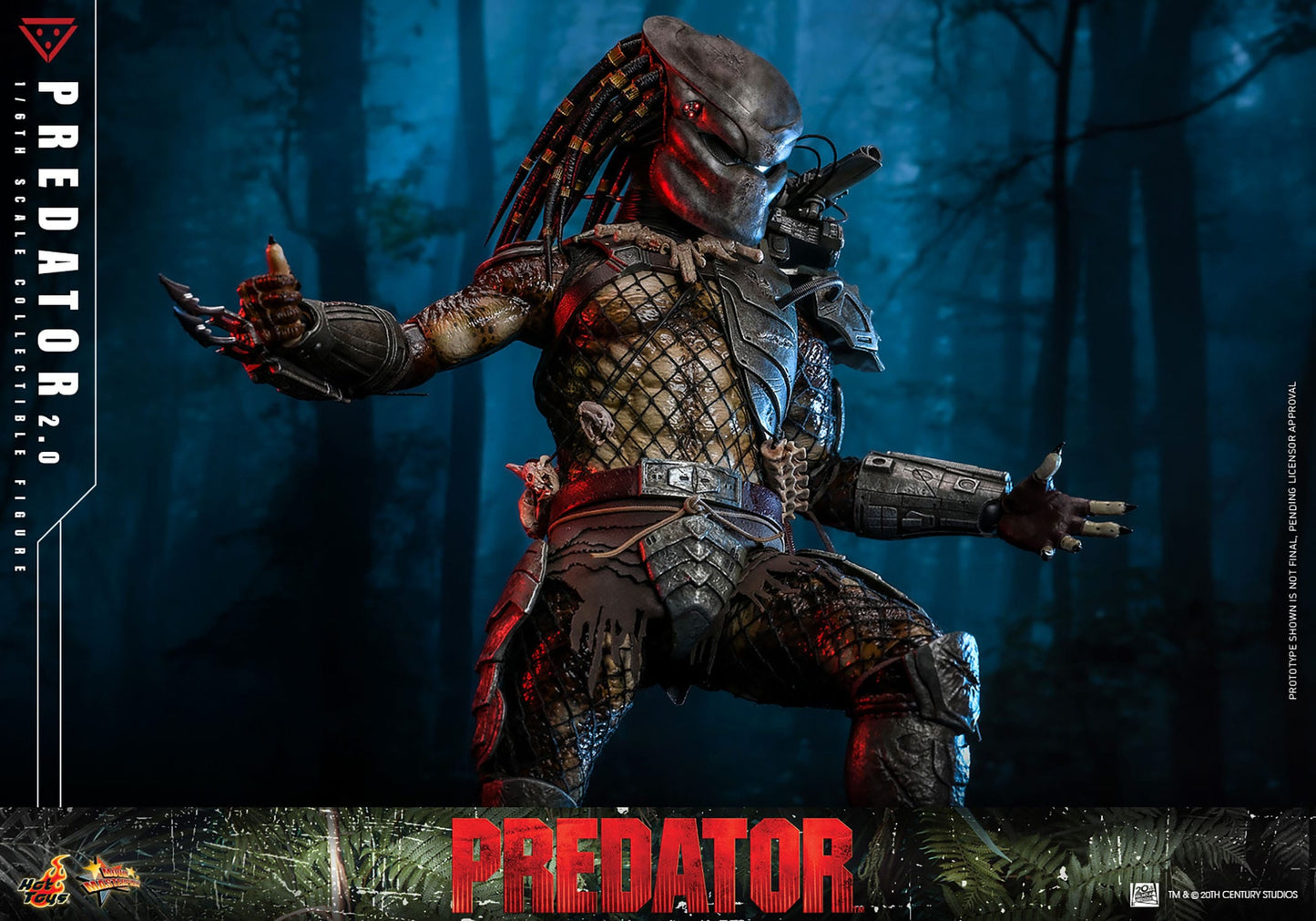 Hot Toys - Predator (2.0) - Figura Movie Masterpiece 1/6 - 34 cm