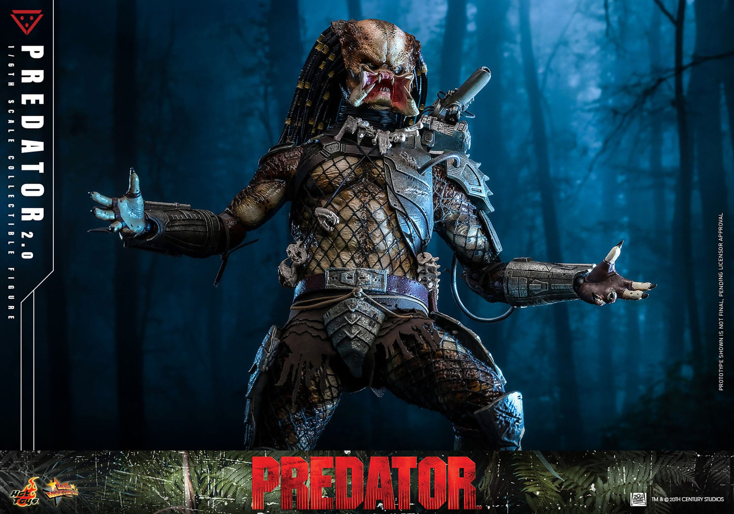 Hot Toys - Predator (2.0) - Figura Movie Masterpiece 1/6 - 34 cm