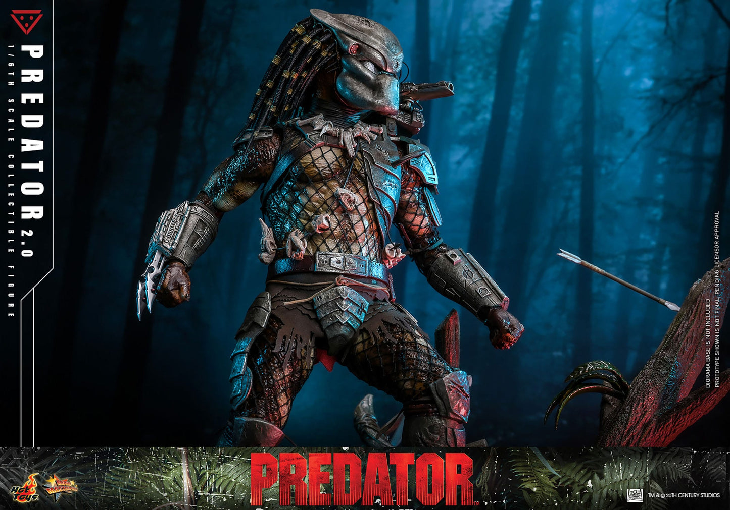 Hot Toys - Predator (2.0) - Figura Movie Masterpiece 1/6 - 34 cm